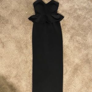Strapless black profession dress 2-4 XS-S